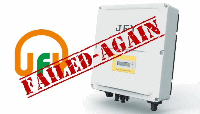 JFY逆变失败CEC再度下探