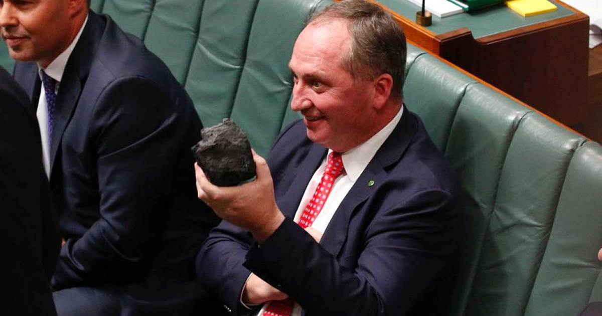 煤炭和CEFC巴纳比•乔伊斯(Barnaby Joyce)