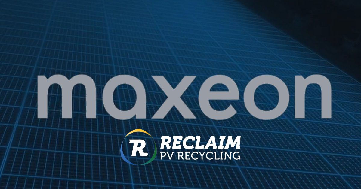 Maxeon太阳能技术和回收PV回收