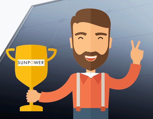 Sunpower太阳能电池板的效率