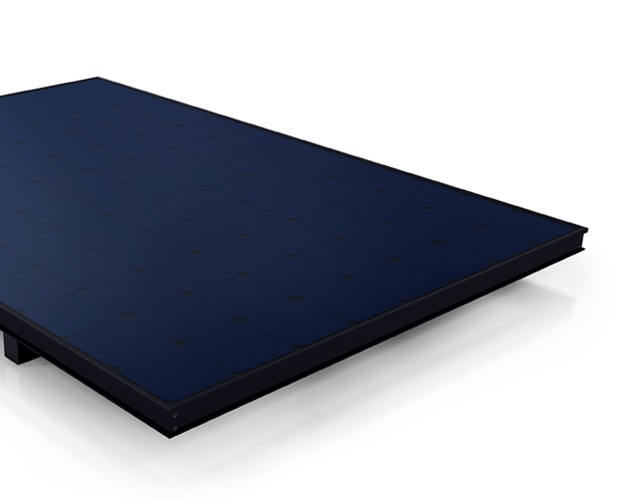 SunPower黑色面板＂width=
