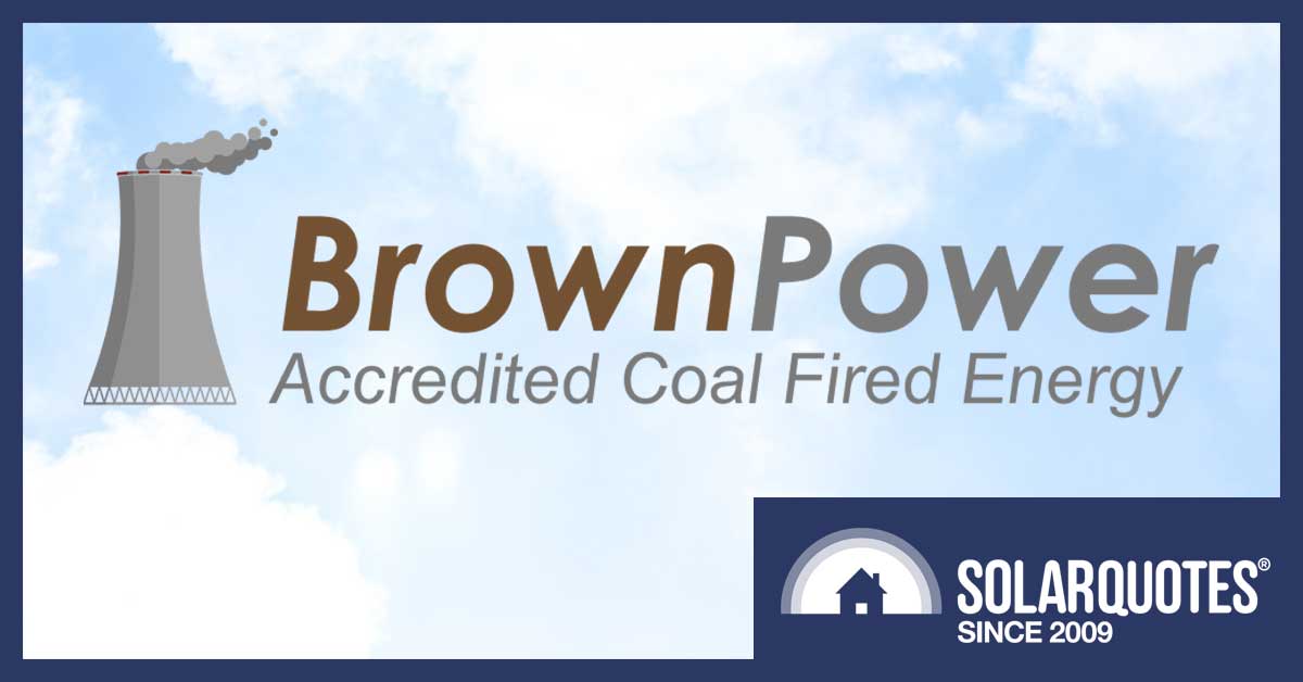 BrownPower——认证燃煤能源