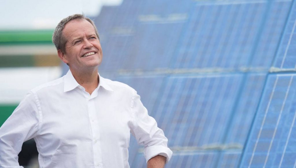 Bill Shorten -劳工-太阳能学校