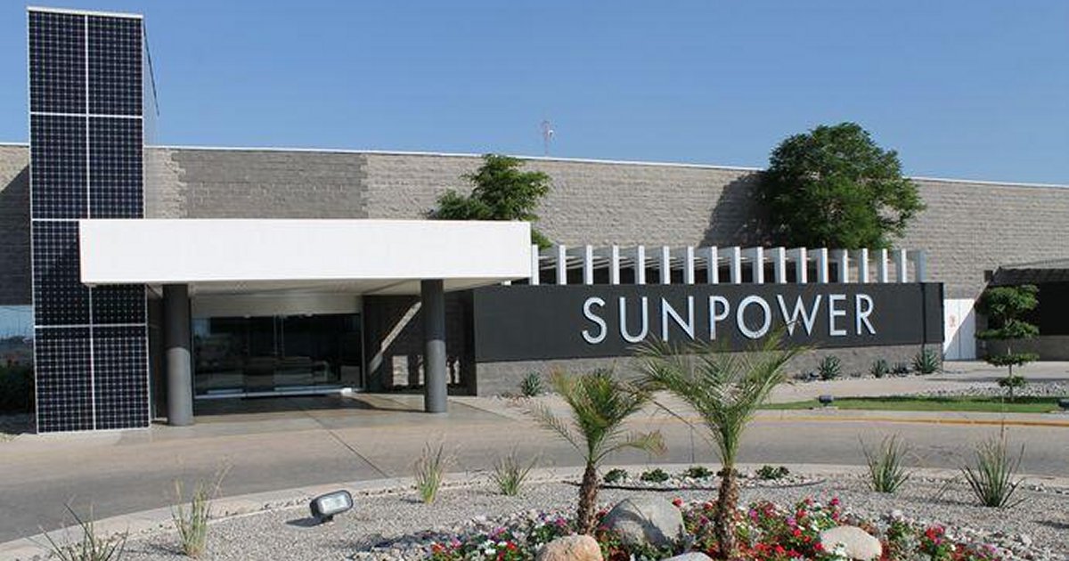 SunPower太阳能电池板制造