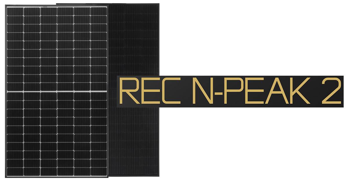 REC N-Peak 2太阳能电池板
