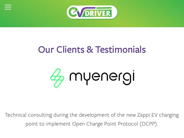 Myenergi Zappi开放充电点协议(OCPP)开发